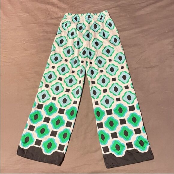 Zara geometric print pant size M EUC - Picture 4 of 9